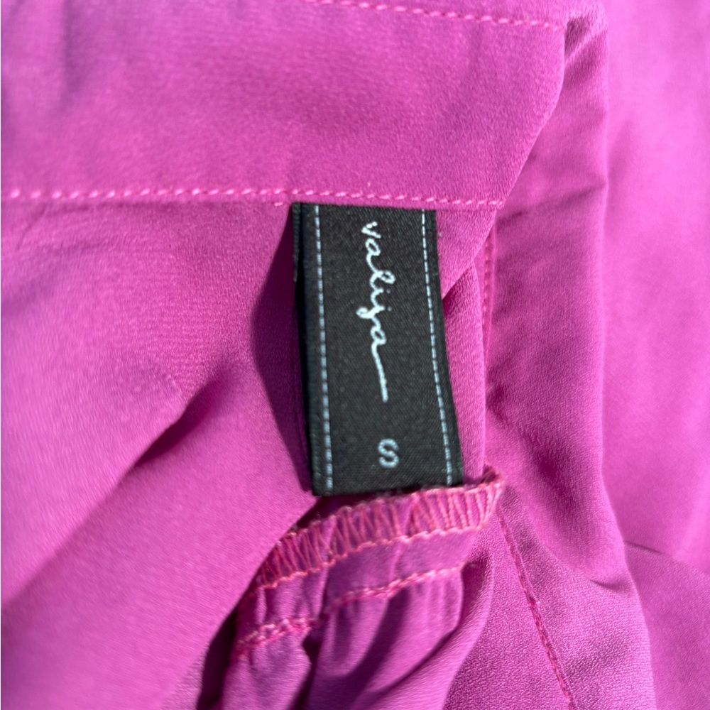 Valija Button Front Chiffon Ruffle Dress - Picture 7 of 7